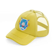 golf club sign gold trucker hat