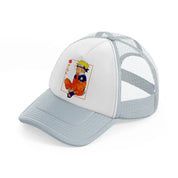 naruto square-grey-trucker-hat