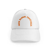 retro elements 111 white trucker hat