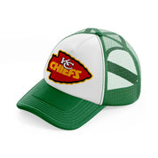 kc chiefs-green-and-white-trucker-hat