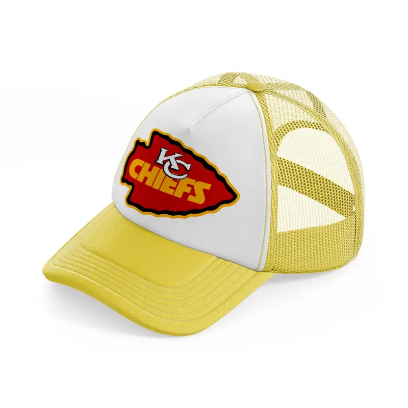 kc chiefs-yellow-trucker-hat