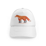 008 fox white trucker hat