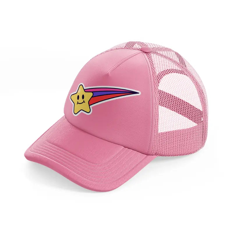 shooting star-pink-trucker-hat