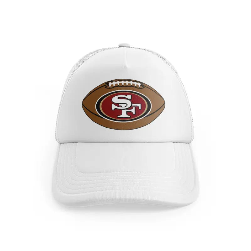 49ers American Football Ballwhitefront-view