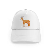 023 deer white trucker hat