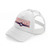 new york giants logo white trucker hat