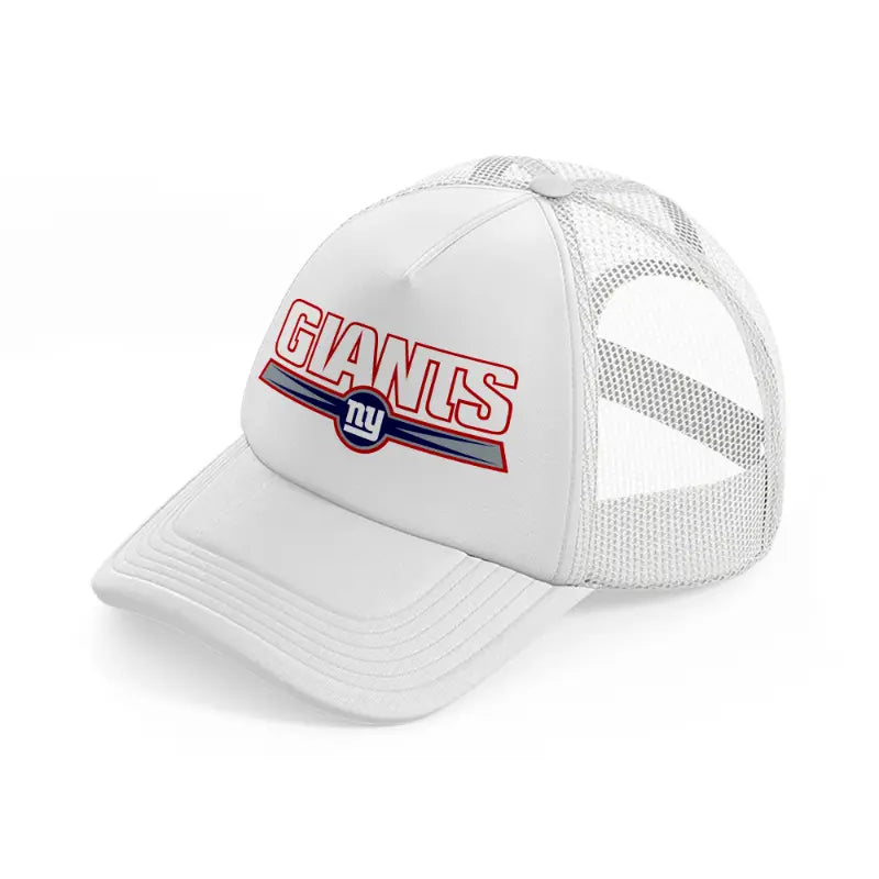 new york giants logo-white-trucker-hat