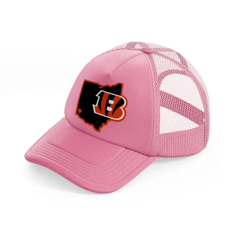 cincinnati supporter-pink-trucker-hat