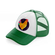 chinese zodiac (2) green and white trucker hat