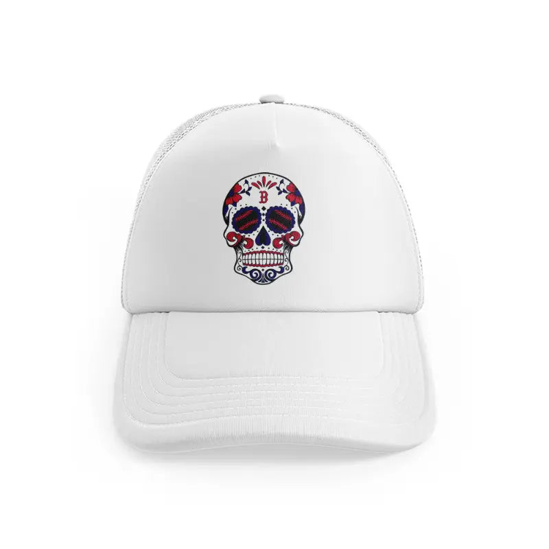 Boston Red Sox Skullwhitefront-view