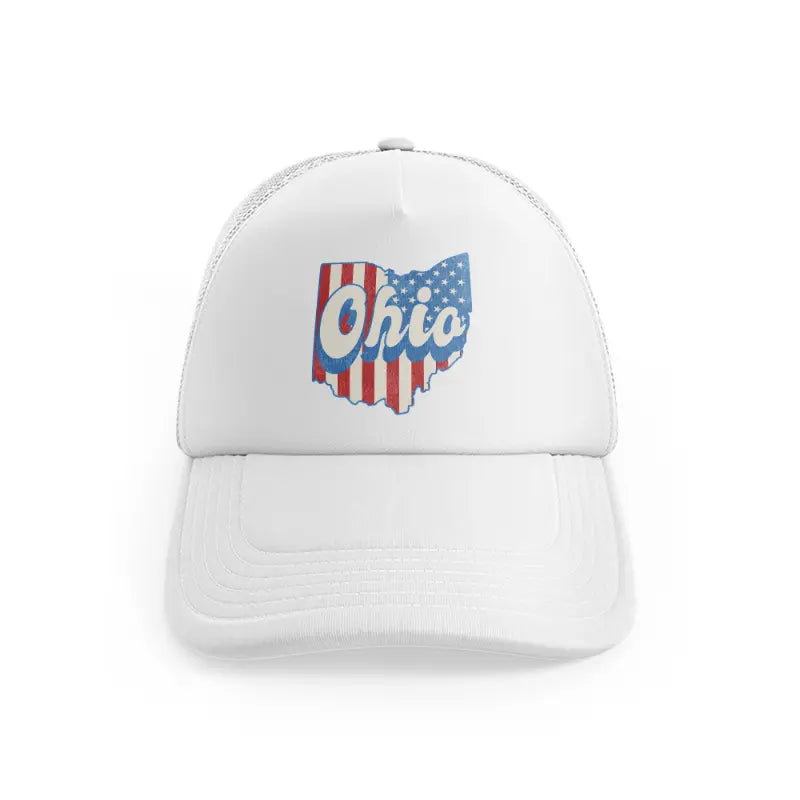 Ohio Flagwhitefront-view