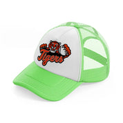 detroit tigers supporter-lime-green-trucker-hat