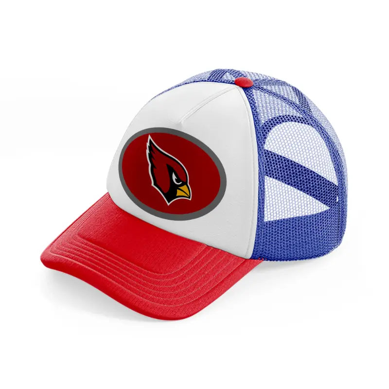 arizona cardinals small logo-multicolor-trucker-hat