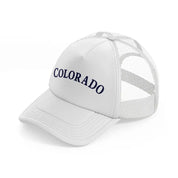 colorado minimalist-white-trucker-hat