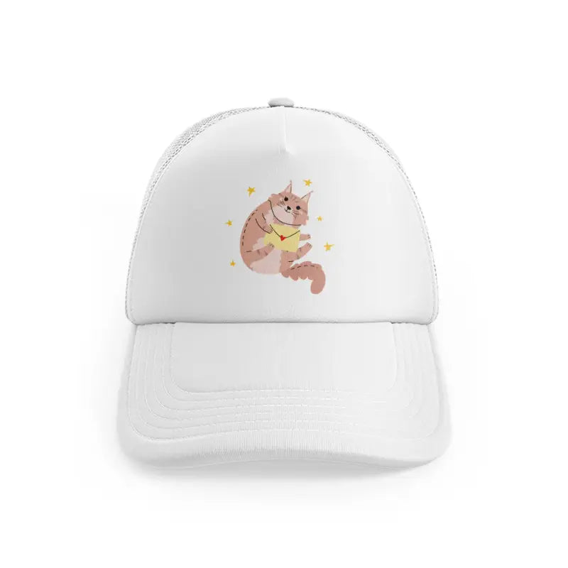 009 envelope white trucker hat