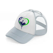 seattle seahawks fan-grey-trucker-hat
