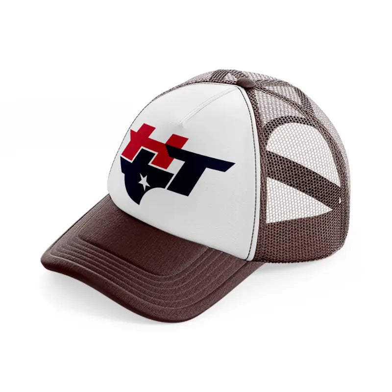 houston texans artwork-brown-trucker-hat