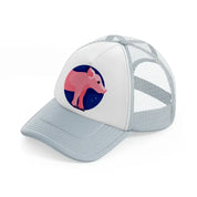 chinese zodiac (4) grey trucker hat