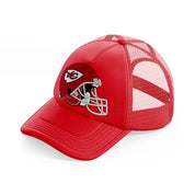 kansas city chiefs helmet-red-trucker-hat