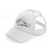 eagle logo-white-trucker-hat