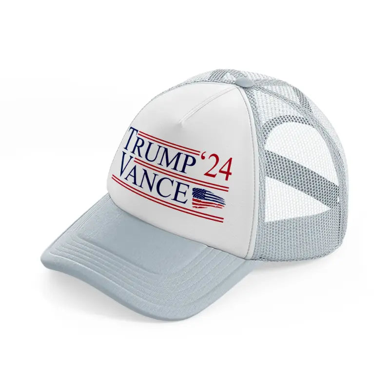 Trump-vance 24 grey Trucker Hat