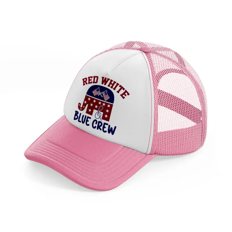 stars & stripes forever-01-bundle-svg (4)-pink-and-white-trucker-hat