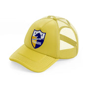 los angeles chargers retro-gold-trucker-hat