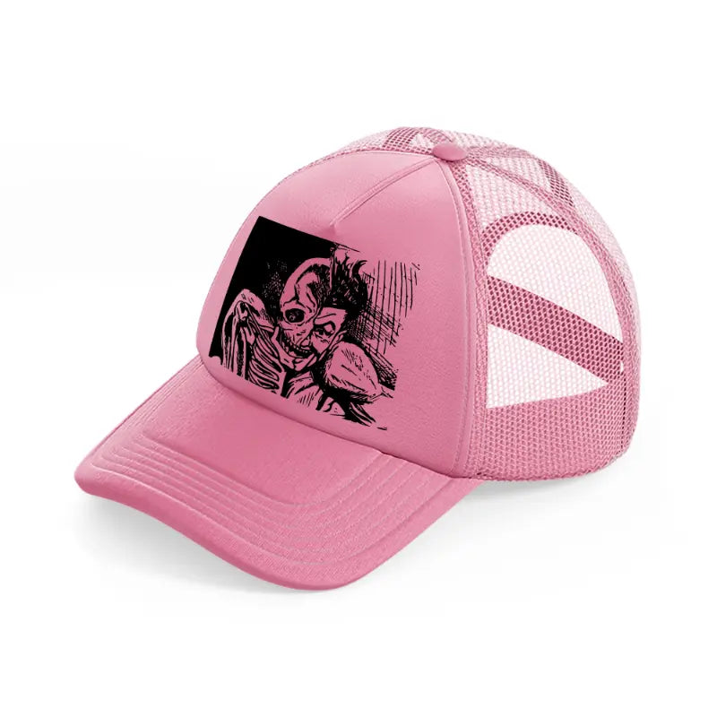 zombie joker-pink-trucker-hat