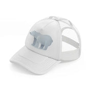 033-polar bear-white-trucker-hat