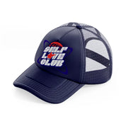 self love club-navy-blue-trucker-hat