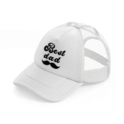 best dad white trucker hat