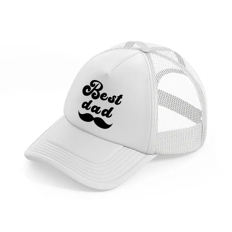 best dad-white-trucker-hat