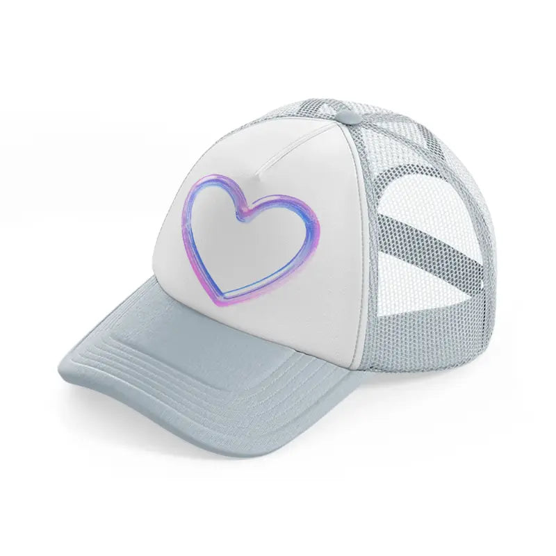 purple heart-grey-trucker-hat