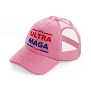 Ultra Maga Dual Tone pink Trucker Hat