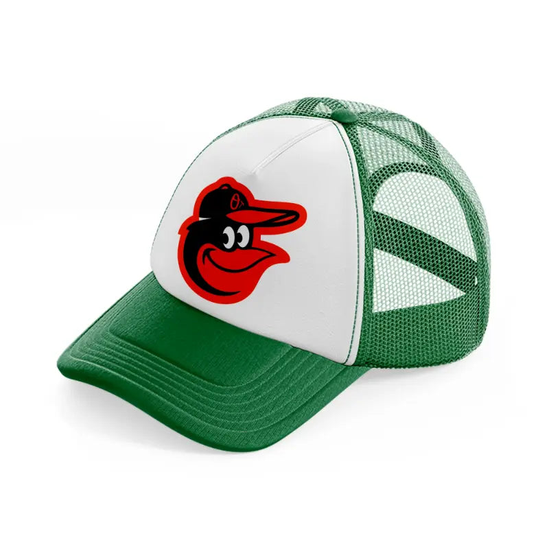 baltimore orioles-green-and-white-trucker-hat