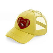 love 49ers-gold-trucker-hat