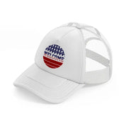 welcome-01-white-trucker-hat