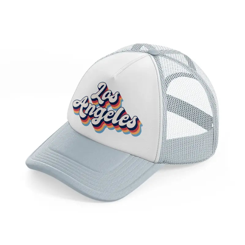 los angeles-grey-trucker-hat