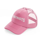 simple patriots-pink-trucker-hat