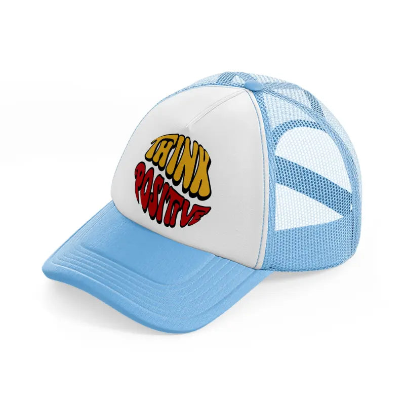 groovy quotes 01 sky blue trucker hat