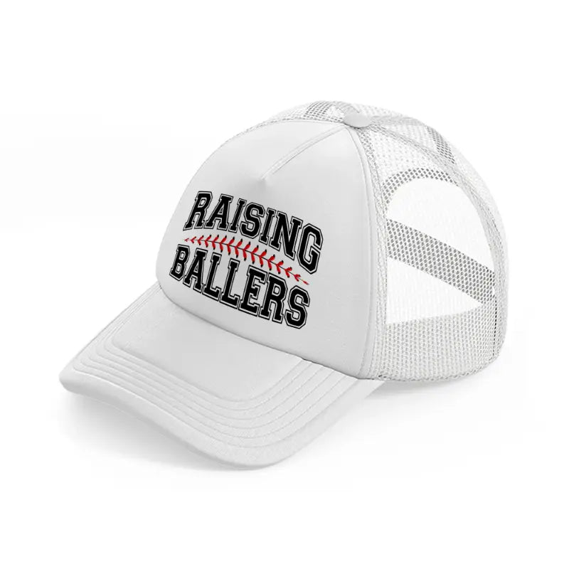 raising ballers-white-trucker-hat