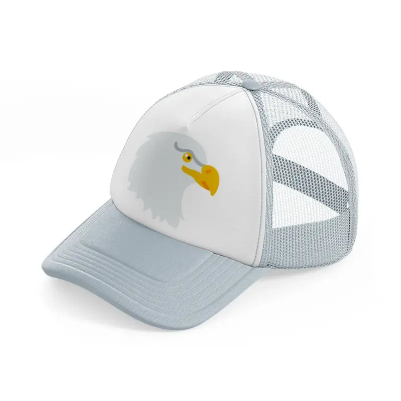 eagle (2)-grey-trucker-hat