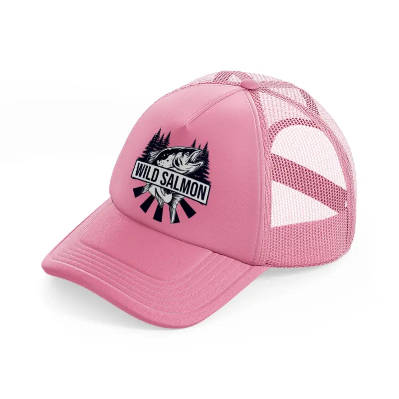 wild salmon-pink-trucker-hat