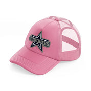 dallas cowboys logo-pink-trucker-hat