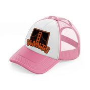 sf giants-pink-and-white-trucker-hat