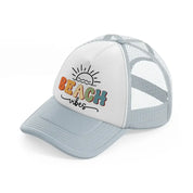 beach vibes multi-grey-trucker-hat