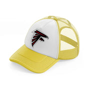 atlanta falcons logo-yellow-trucker-hat