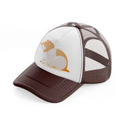 032-hamster-brown-trucker-hat