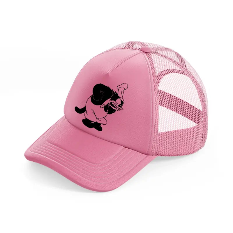 steamboat willie-pink-trucker-hat