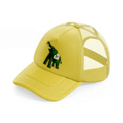 oakland athletics elephant-gold-trucker-hat